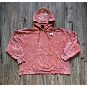 Nike Air Jordan Flight Fleece Washed Concord Pullover Hoodie Men's Size Large